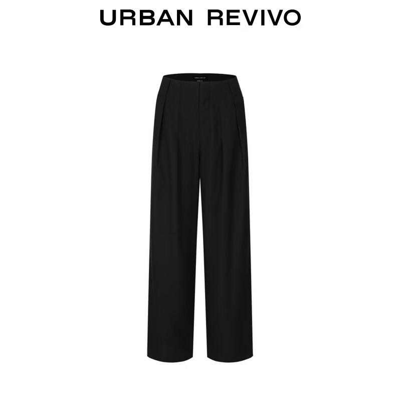 UR Women's High-Waist Pleated Wide-Leg Commuter Pants