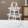 No Assembly Desktop Multi Tier Fruit Storage Basket Standing Organizer