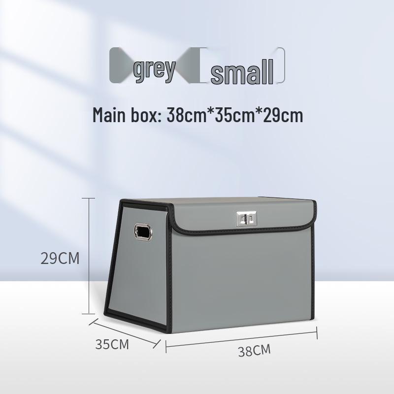 

Foldable Car Trunk Organizer - Large Capacity Flip-Top Storage Box