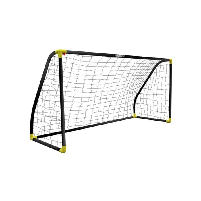 PVC Football Goal - DE VES SPORT - 180x91x120 Cm - Black - Set of 1 or 2 - Versatile - Easy Assembly