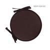 Indoor Outdoor Solid Color Washable Removable Home Decoration Chair Cover Seat Pad Round Cushion