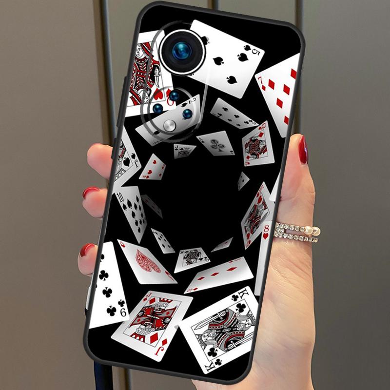 Las Vegas Casino Poker For Honor 50 Case For Huawei P30 Lite P40 P20 P50 Pro P Smart Z 2019 Mate 20 Lite Cover