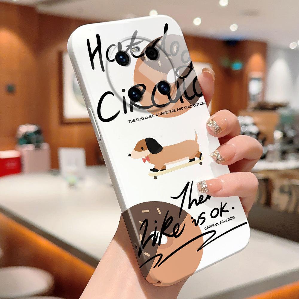 All-inclusive Film Handyhülle Cartoon Mode Design Hartschale Vollständige Abdeckung Kameraschutzhülle für iPhone Huawei Honor Vivo Google