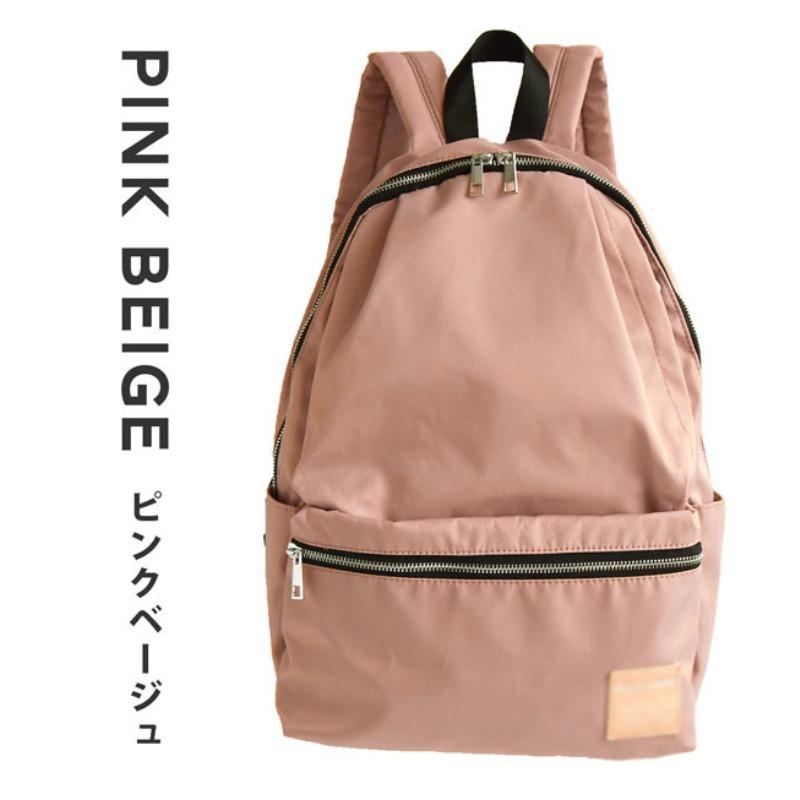 Simple solid color backpack nylon backpack women s middle school student travel bag printing