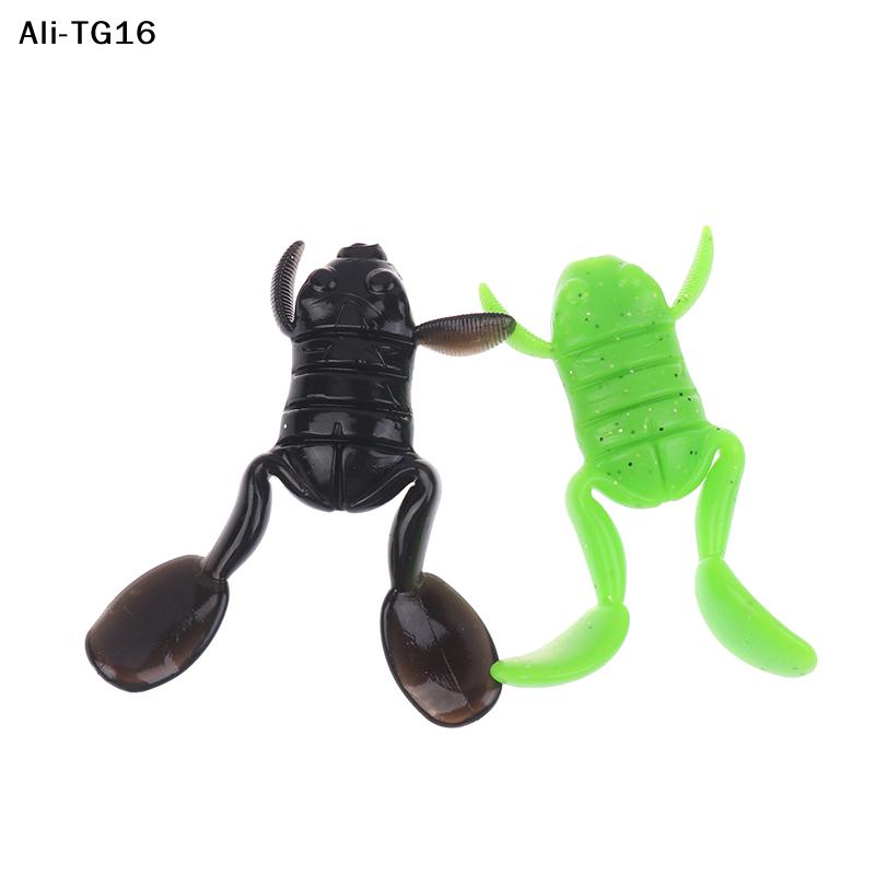 ODA10-1Pc Frog Lure 5g 10g Soft Frog TPE Frogs Soft Bait Kick Water Frogs Easy To Hook Topwater Soft Lure Fish's Favorite Bait