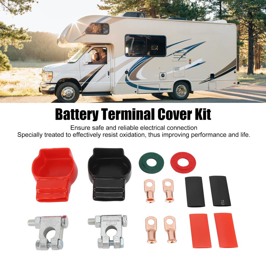 Set capac terminale baterie DC 6V la 12V universal de înlocuire potrivit pentru mașină RV barca vehicul