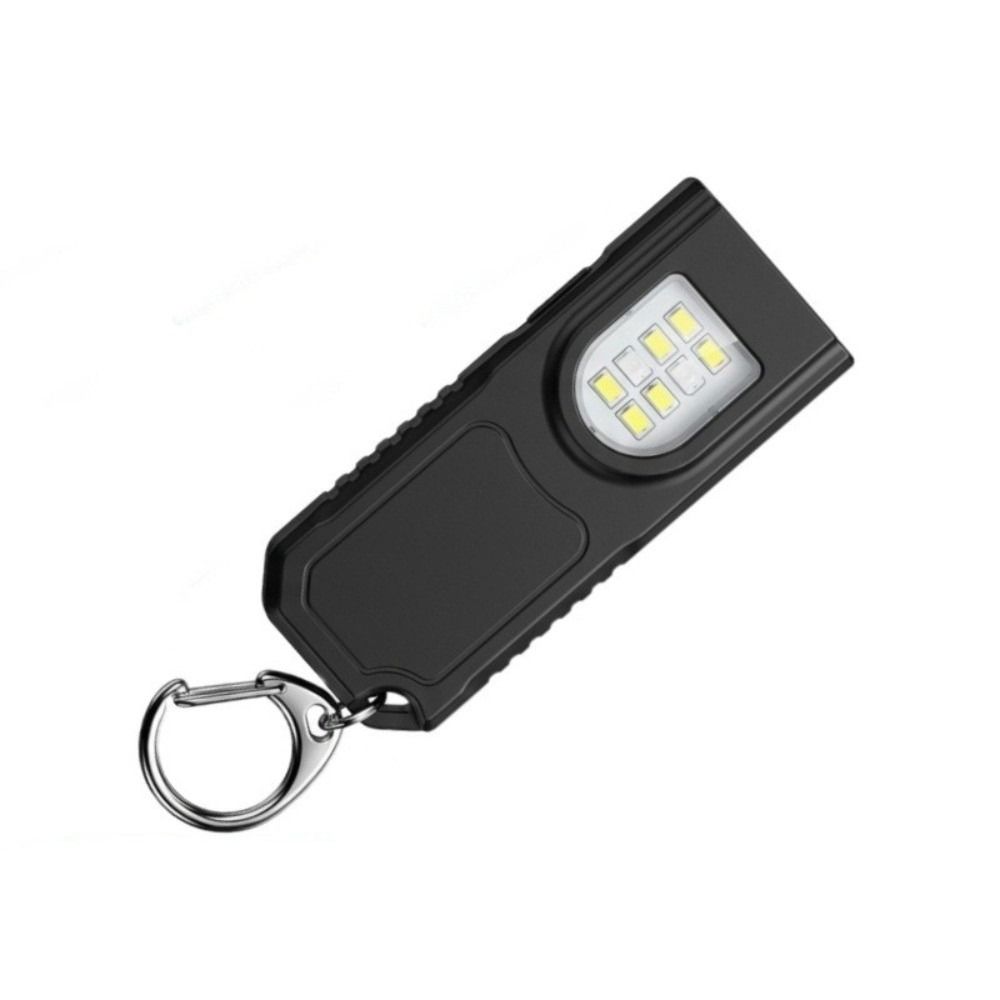Plastic Keyring Work Light Rechargeable Camping Light Creative Pocket Lamp Emergency Light
