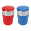 Windproof Ashtray Outdoor Ashtray Stable Base Simple  Wide Application Inbuilt Light Design ABS Stainless Steel for Party