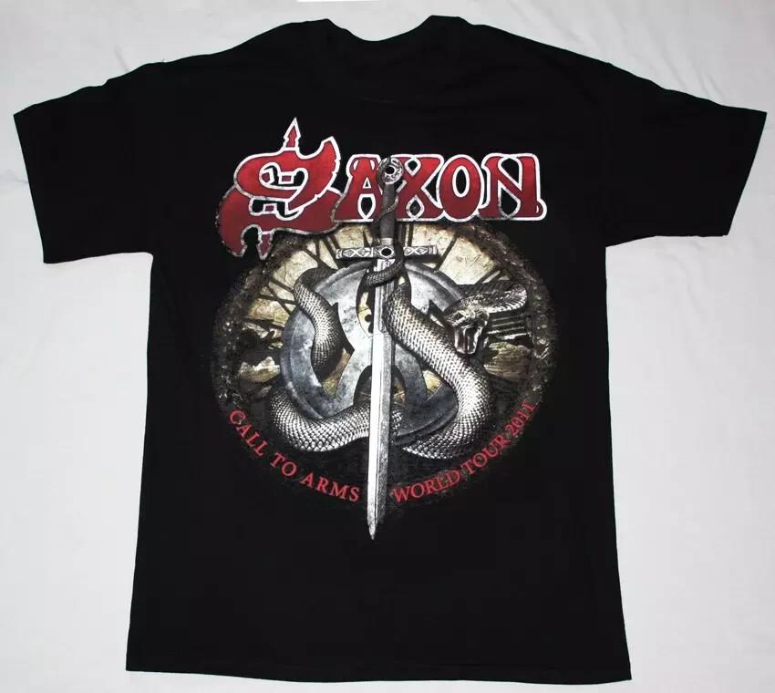 SAXON CALL TO ARMS WORLD TOUR T-Shirt S-4XL Unisex T-Shirt S