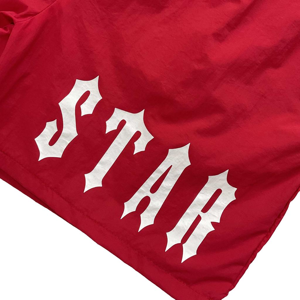 Trapstar London 2025 New Summer Men's Printed Shorts Loose Sports and Leisure Beach Pentagram Pants