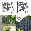 Iron Plant Hanger Bracket, Versatile, Easy To Install, Stylish, Wall Hook, Basket Holder, Flower Pot, Patio