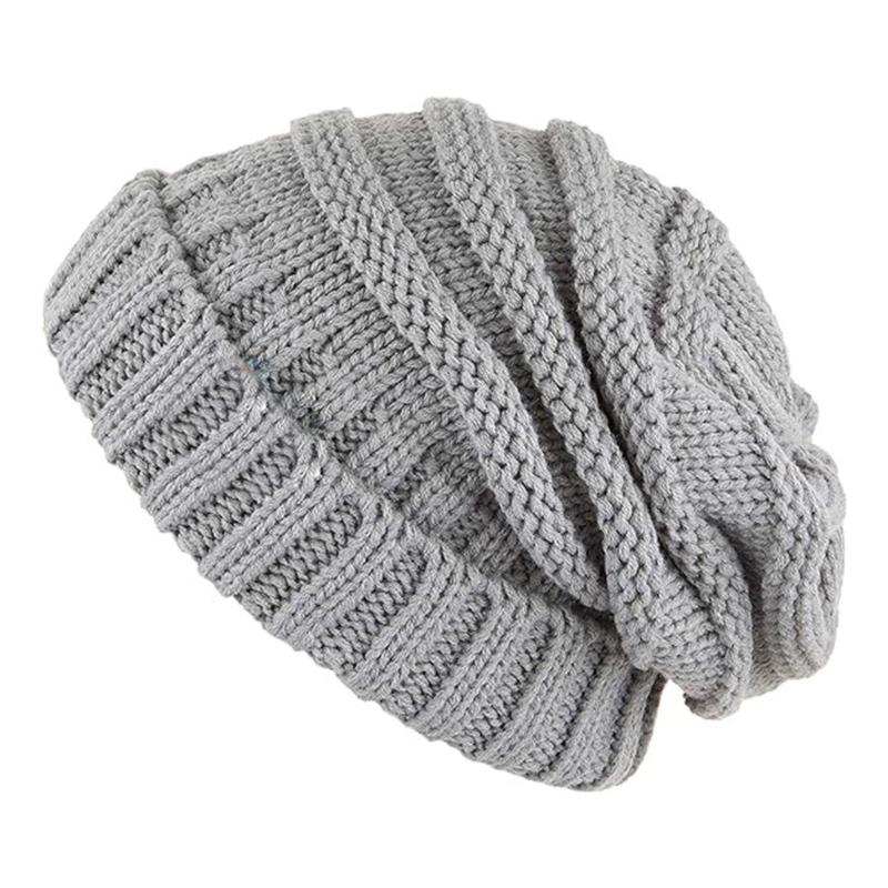 Knitted Acrylic Beanies Hat for Men Women Winter Hats for Women Warm Beanies Soft Cable Knit Beanies Outdoor Activity