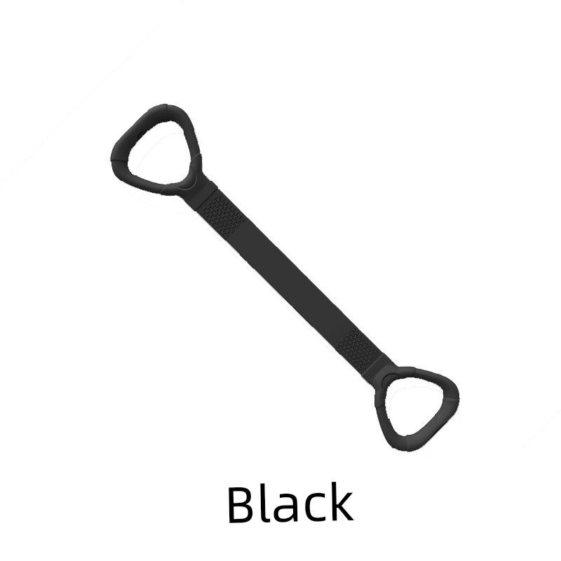 

Yoga Chest Expander Men s and Women s Fitness Open Back Chest Open Shoulder Beauty Back Auxiliary For Home Elastic Belt Eight-Word Chest Expander Black