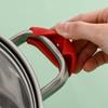 2pcs Silicone Pot Handle Anti-scalding Cover Iron Pot Wok Ear Anti-scalding Handle Cover High Temperature Wear-resistant Heat Insulation Pot Ear Cover