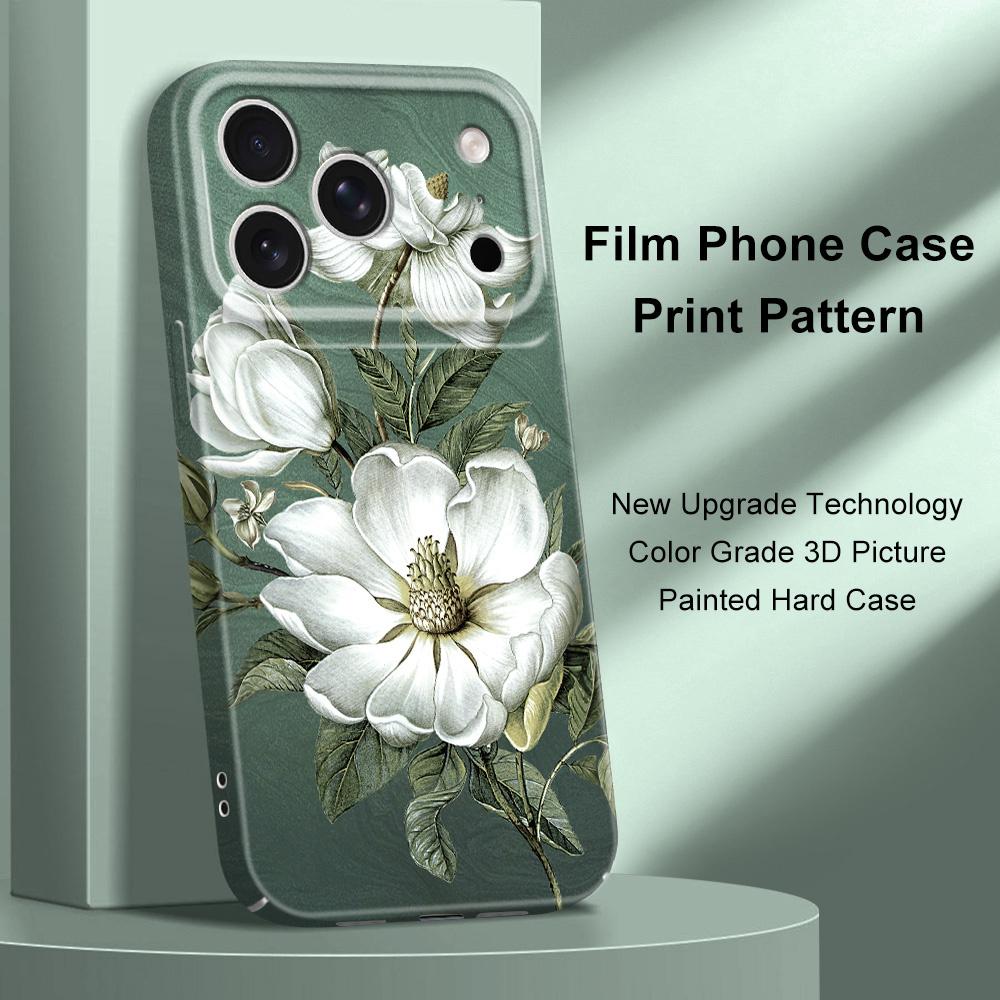 Gorgeous Magnolia Phone Case For iPhone 17 Air 16 16E 15 14 Plus Pro Max Film Hard Cover