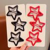 Children's Glitter Star Hair Clips - Cute Bangs Accessories for Girls