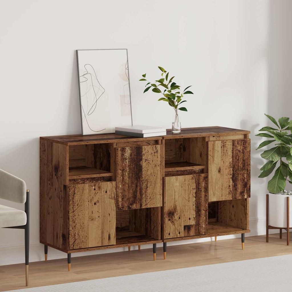 Sideboards 2 pcs Reclaimed Wood