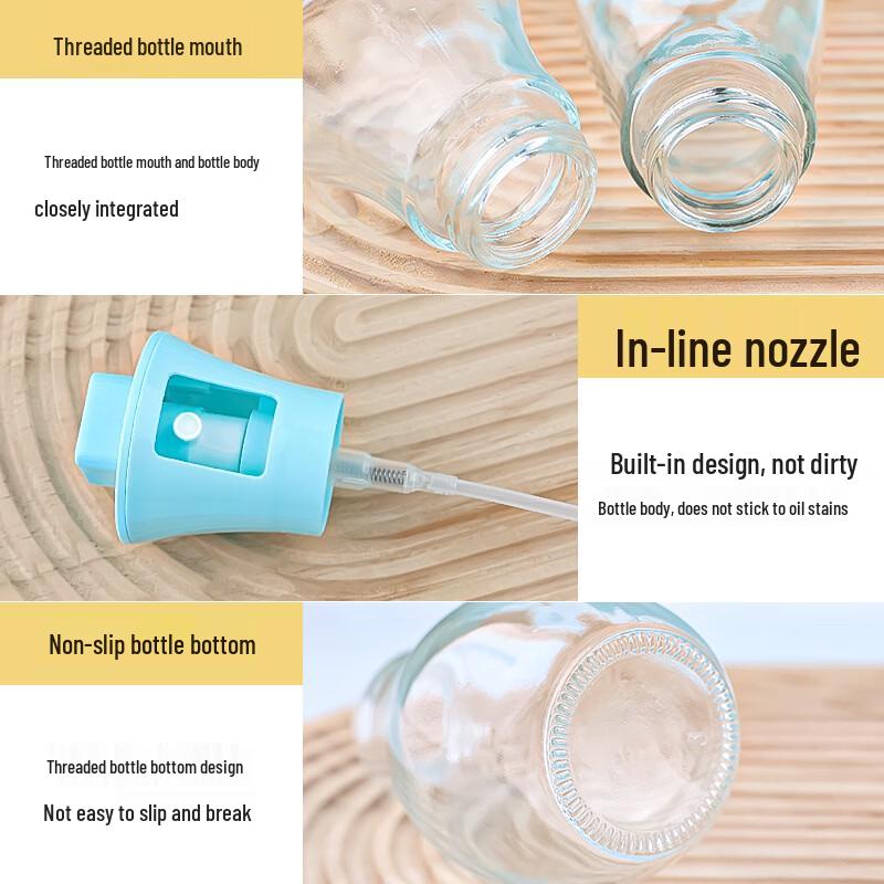 ZISIZ Household Glass Spray Oil Bottle