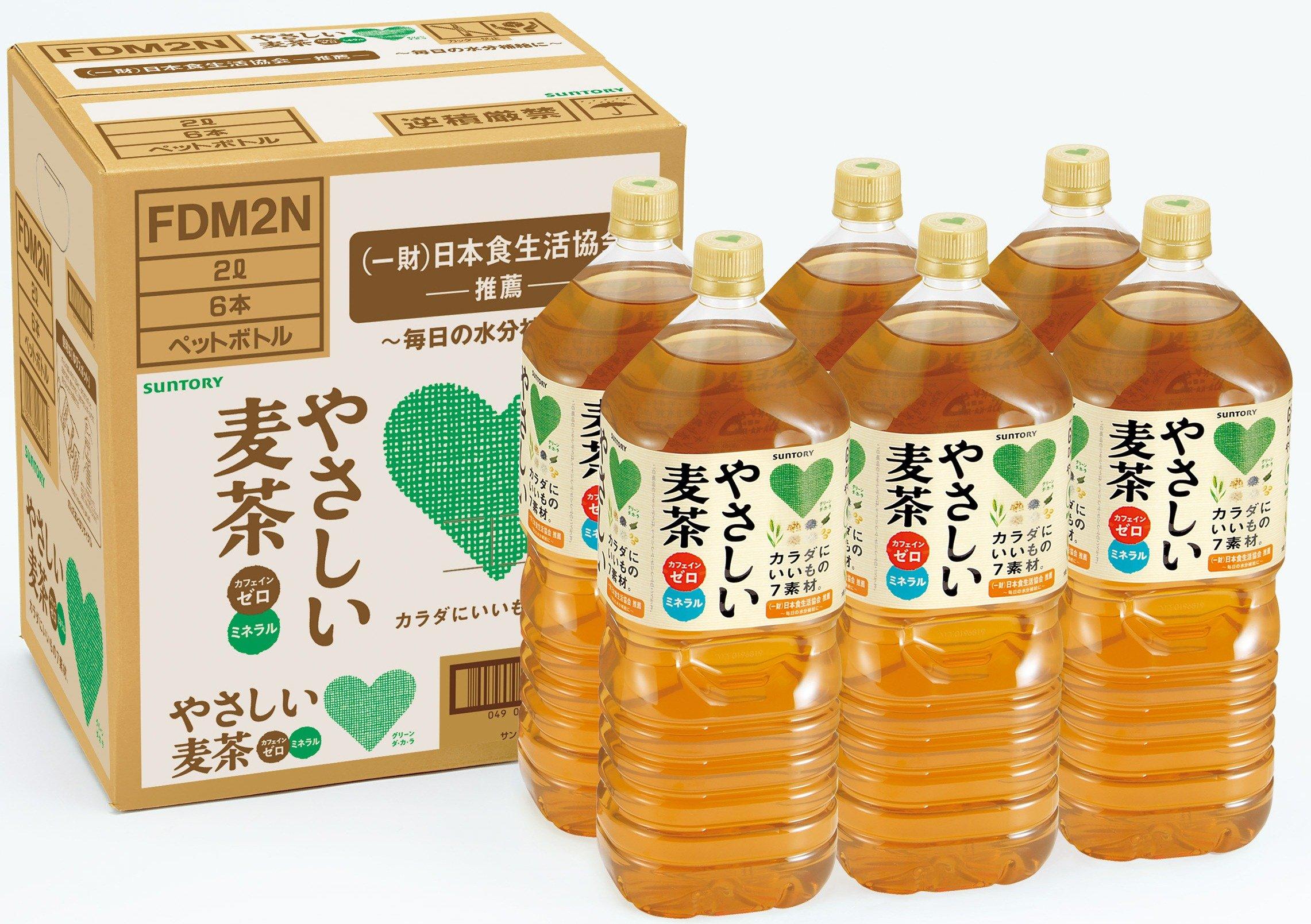 

Suntory GREEN Tea Easy Barley Tea x 6 x 2 boxes DA KA RA (Green Dakara) (2L bottles)