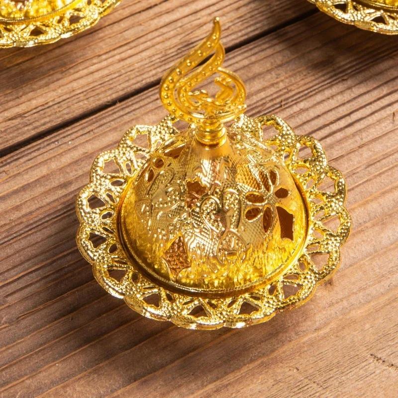 

JUSTINLAU Mini Incense Burner Indoor Metal Scented Burner Buddhism Incense Stick Tray Household Creative Desktop Decorations