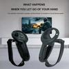 Silicone Removable Battery Controller Case Kit Battery Cover Controller Grips Case Set with Wrist Knuckle Strap for Meta Quest 3