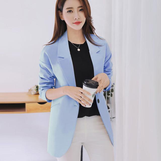 Talla grande Casual Slim Mujer Chaqueta Blazer Mujer Mujer Mujer Mujer  Mujeres Damas De Negocios Elegante Bleiser Mujer Traje comprar a buen  precio — entrega gratuita, reseñas reales con fotos — Joom