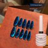 Kristall-Magnet-Katzenaugen-Gel-Nagellack, holografisch, reflektierend, glitzernd, UV-semipermanente Lacke, Maniküre, Nagelkunst
