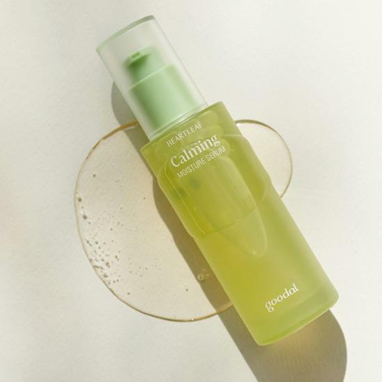 Goodal Heartleaf Calming Moisture Serum 50ml Special Set (+Moisture Toner 50mL + Cotton Puff)