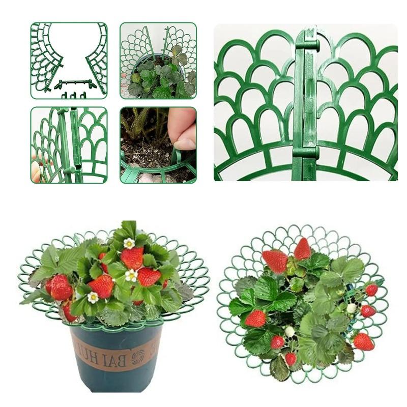 1/5/10/20 Stück Erdbeerpflanzenstützen mit drei stabilen Beinen bieten Schutz für Erdbeeren vor Schimmel, Fäulnis und Schmutz