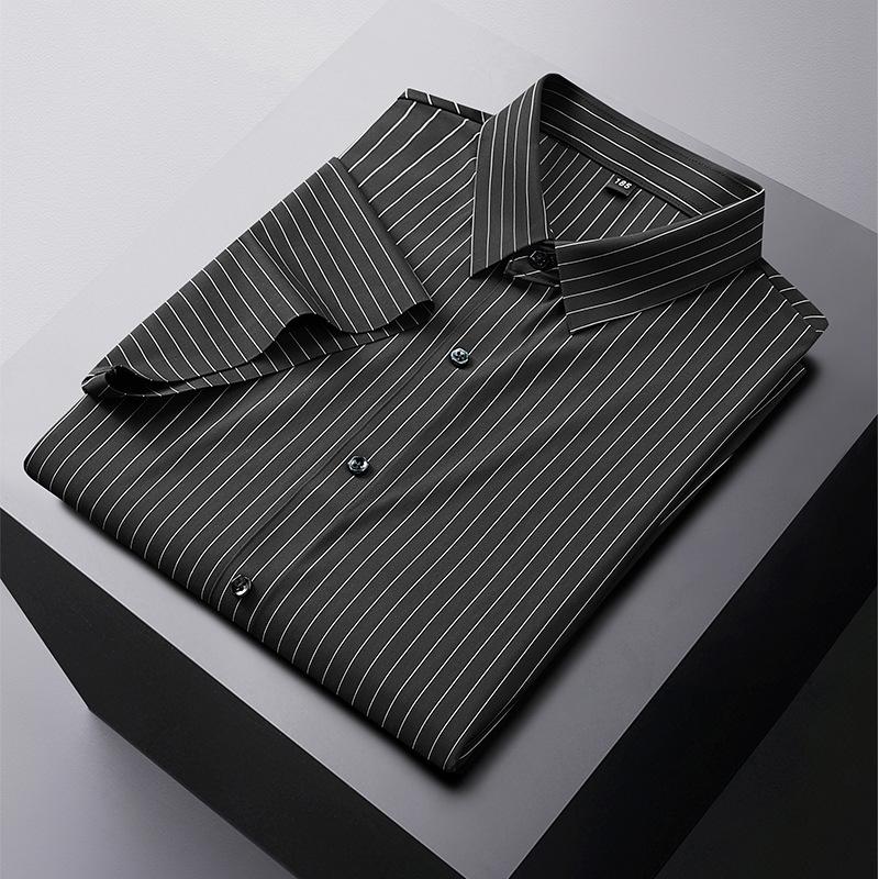 Летняя мужская рубашка оверсайз с короткими рукавами — фото 3