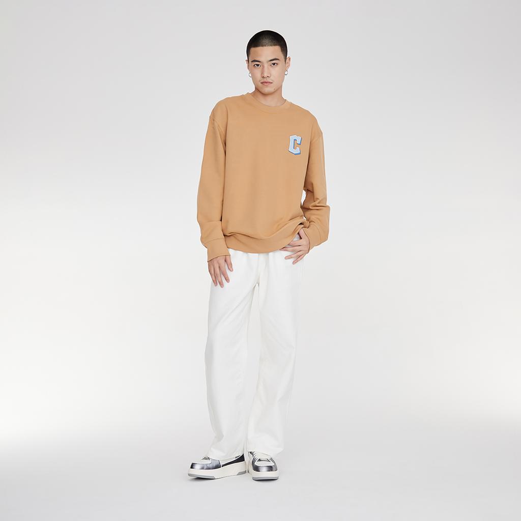 New MLB Monative Sweatshirts Unisex Brown 3AMTM0934-45CAL