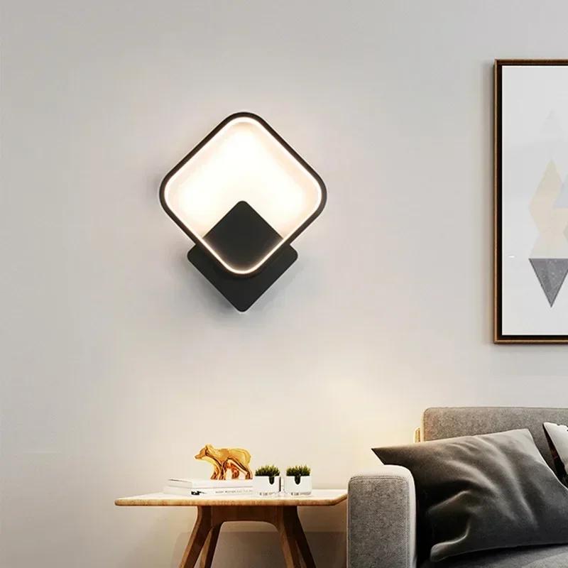 LED Wall Lamp Modern Minimalist Led Wall Sconces For Living Room Bedroom Corridor Aisle Balcony Restaurant Wall Light Indoor