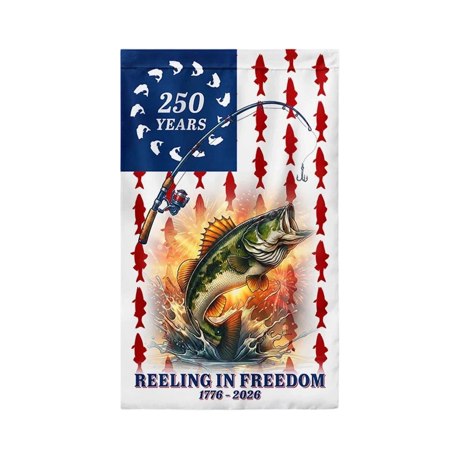 250th Anniversary Garden Flag, Single Sided One Size