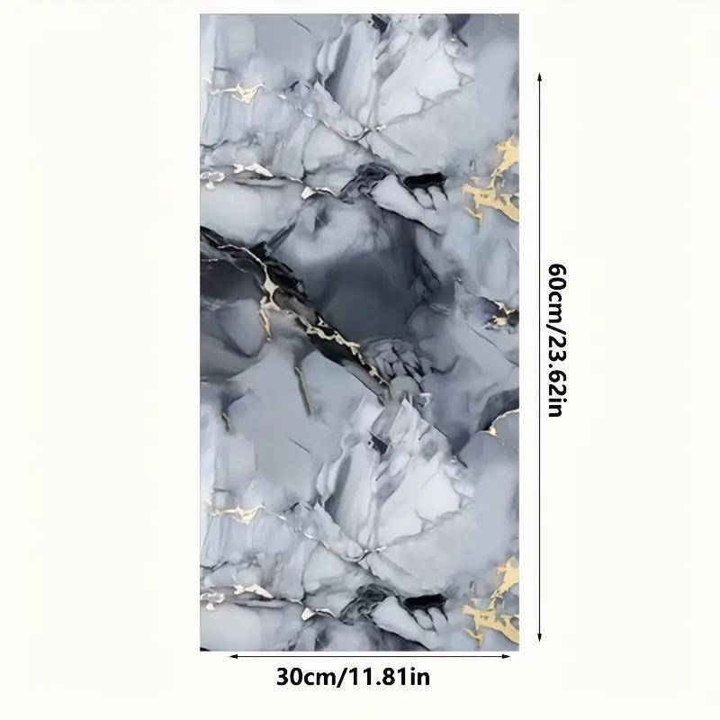 Imitation Marble Tile Stickers for Kitchen, Bathroom & Bedroom – Self-Adhesive Wall Decor
