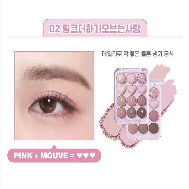 ZEROBASEONE pick) colorgram Pin Point Eyeshadow Palette 6 Colors