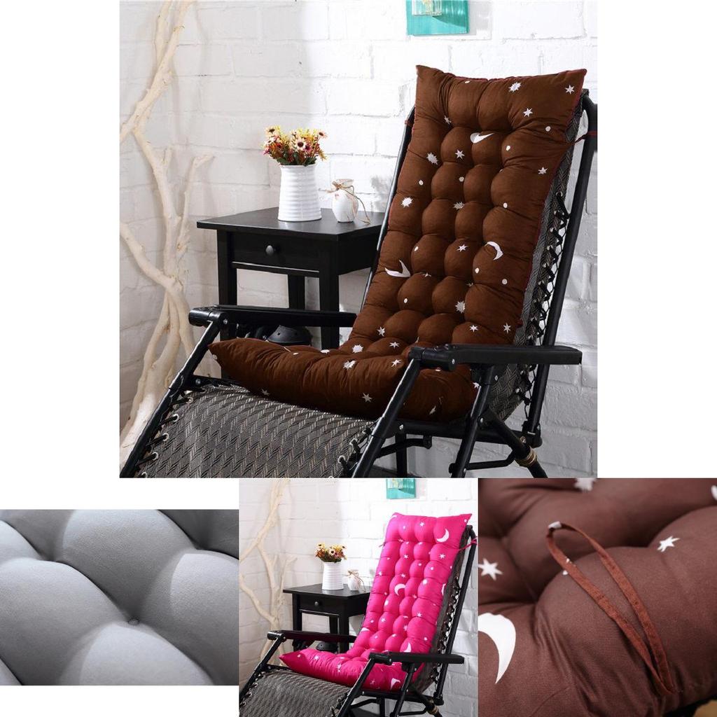 Thick Padded Patio Lounger Back Cushion For Garden Rocking Chairs And Benches