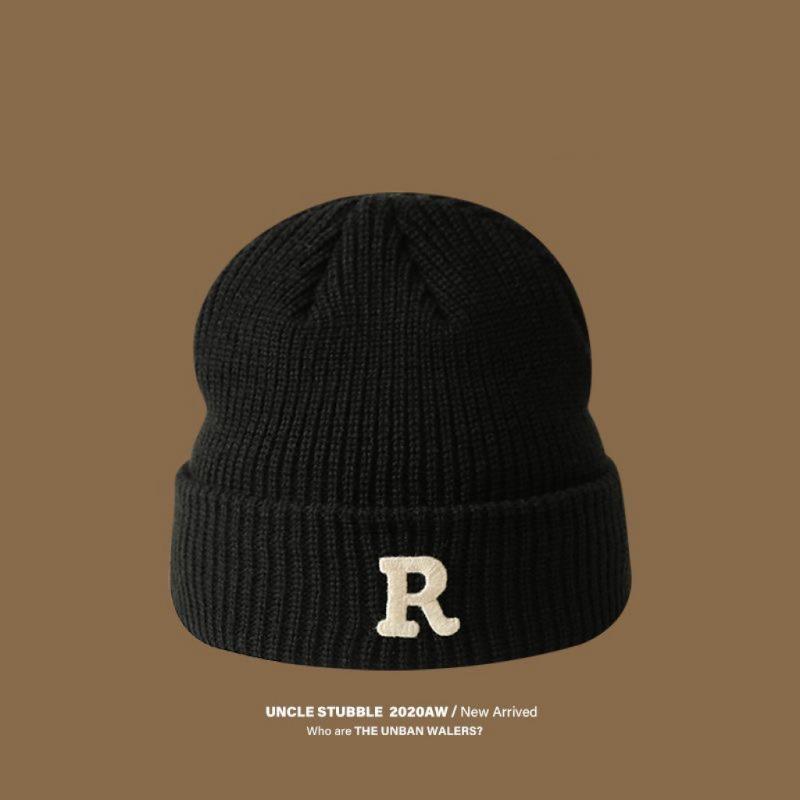 Hat Winter Female High-value Round Face Student Versatile Cold-proof Warm Face Small Knitted Wool Hat
