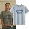 Cousins Beach The Summer I Turned Pretty Magliette Grafiche Unisex Ragazza Girocollo Camicia Estiva Regalo per Fan Cotone Casual Ins Y2k