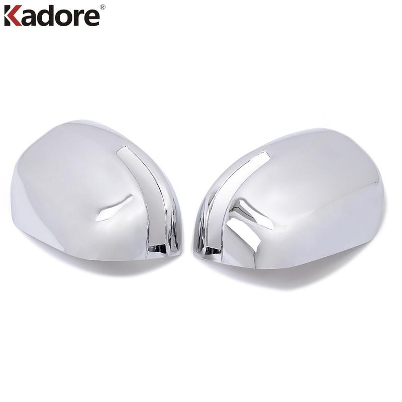 Rearview Mirror Cover Trim For Toyota Land Cruiser J200 2008 2009 2010 2011 Chrome Car Side Wing Mirrors Cap Shell Accessories