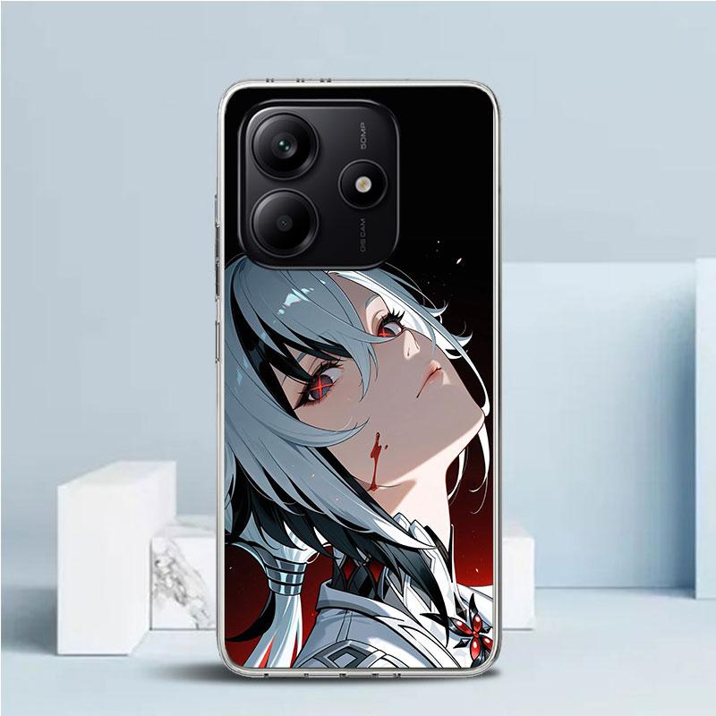 Arlecchino Genshin Impact Soft Cover for Xiaomi Redmi Note 15 14 13 12 Pro Plus Phone Case 14S 11S 11T 11E 10S 10 4G Pattern She