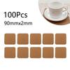 Customizable Cork Mats Drinks Protection Mats Event Hosting Supplies Natural Cork Material Customizable Cork Coasters For Home