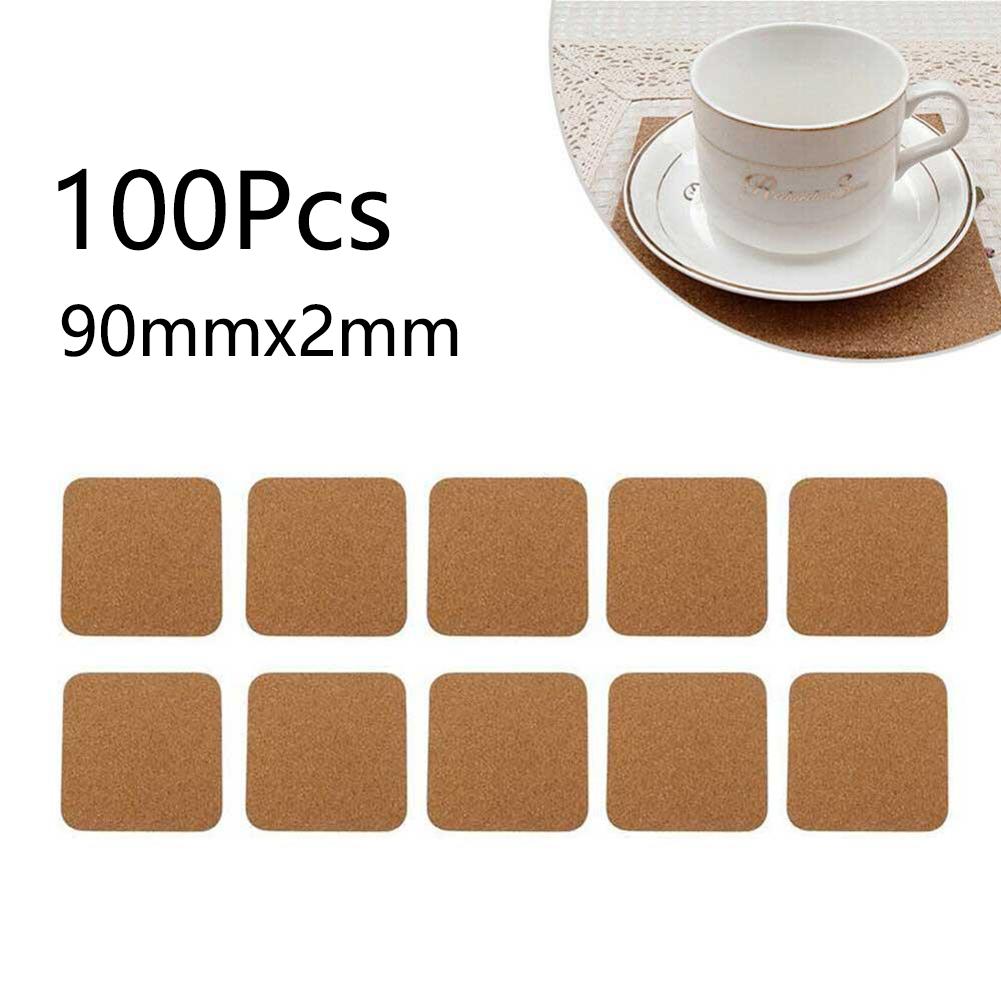 Customizable Cork Mats Drinks Protection Mats Event Hosting Supplies Natural Cork Material Customizable Cork Coasters For Home