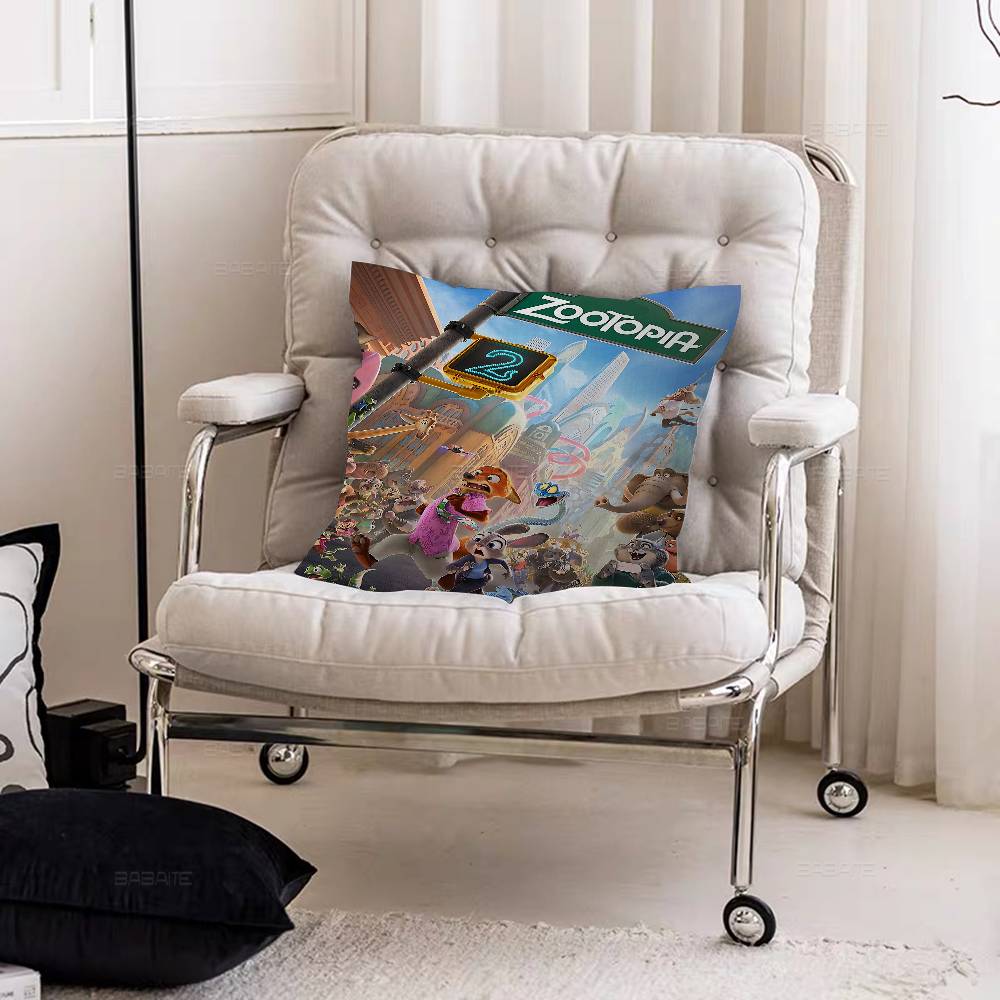 Кино Z-Зверополис Винтажная Наволочка Для Спальни Комнаты И Гостиной Дивана Декоративная Наволочка 30cmx30cm