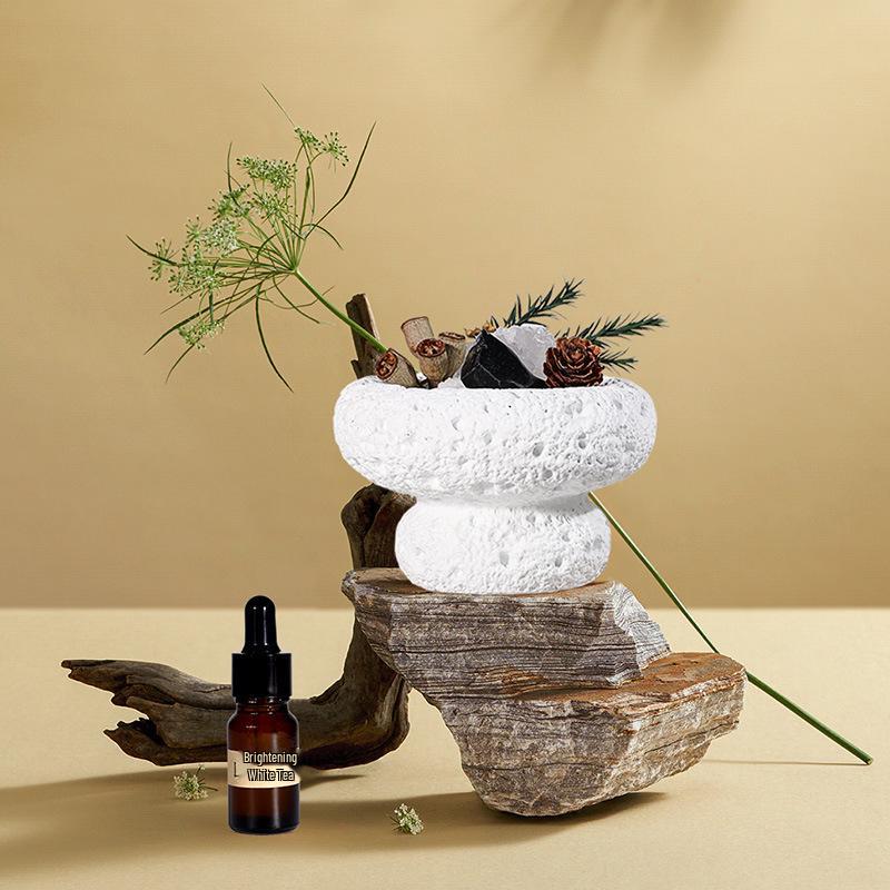 Flameless Aromatherapy Crystal Stone Gift Set: Long-Lasting Fragrance Ornament for Weddings or High-End Business Gifts