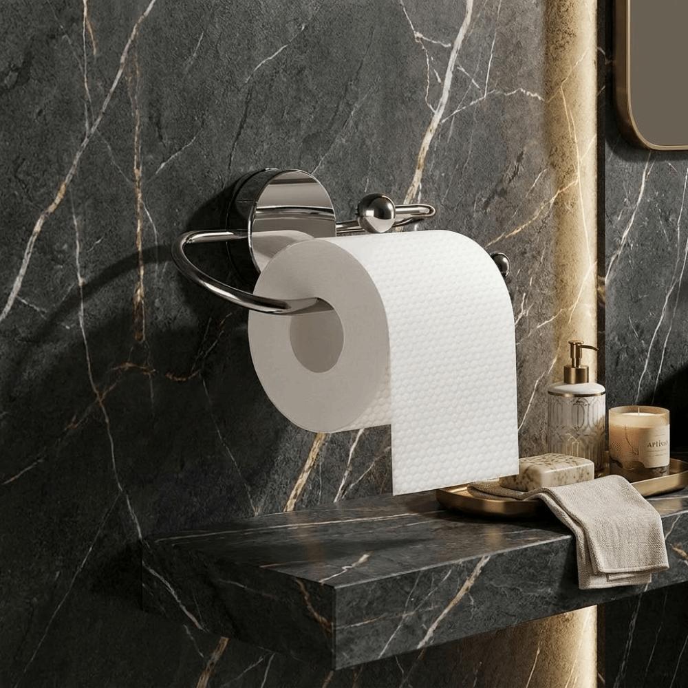 Rust-Resistant Bathroom Tissue Holder Stainless Steel Roll Holder Roll Paper Tube Hotel