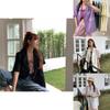 Chic Girl Korean High-quality Short-sleeve Suit Jacket Soft And Exquisite Fabric