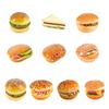 Hamburgeri Artificiali Realistici Model Alimentar Artificial Pană Textură PU Perfect pentru Vitrine Restaurante și Fotografie