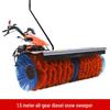 Diesel Push Snow Sweeper