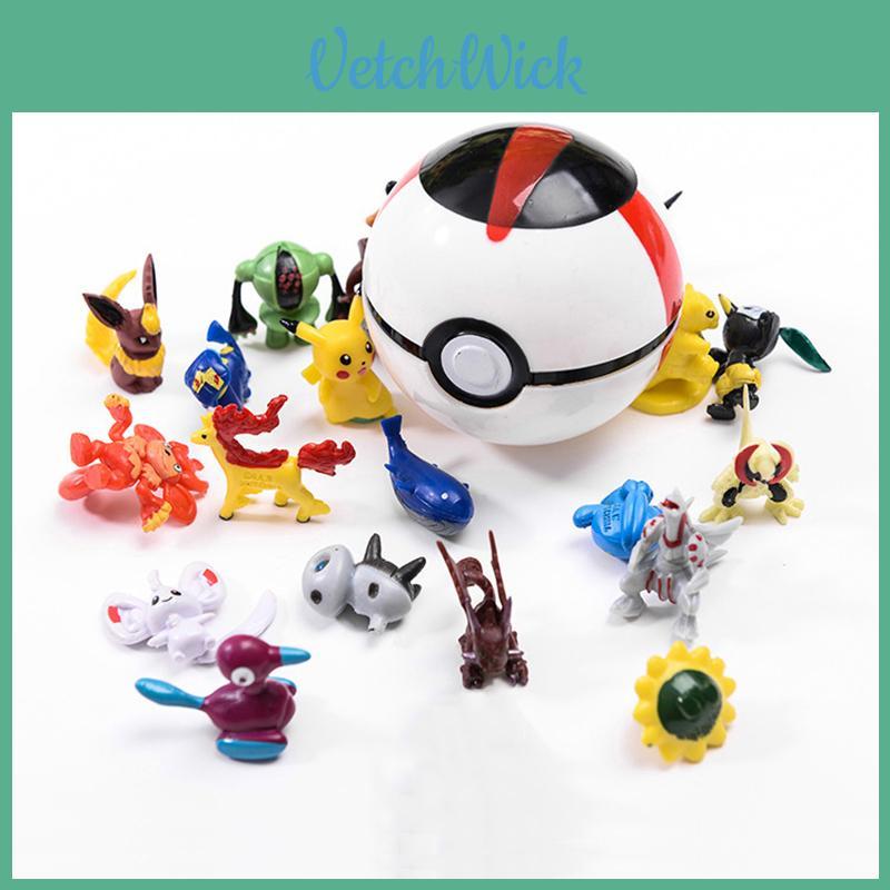 Premium Quality Pokemon Pokeball 7cm Toy Ball With Pikachu Monster Figures Gift