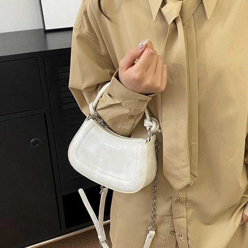Dámská retro kabelka 2024 Spring New Fashion Řetízková taška přes rameno Gradient Crossbody